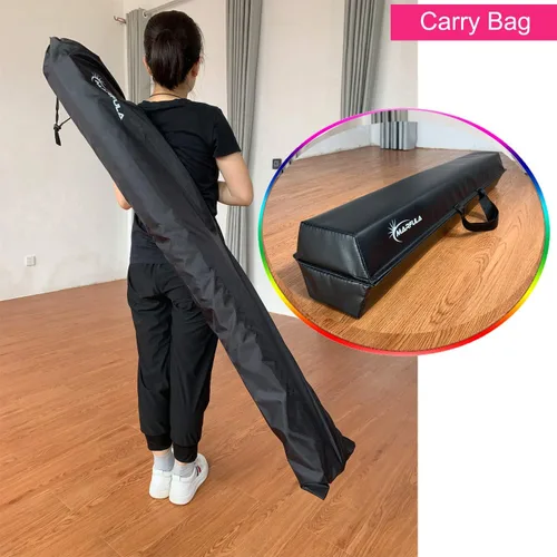 Vista 6 de MARFULA Balance Beam - Equipo de gimnasia de suelo plegable para niños, base antideslizante - de 6 a 10 pies para uso en gimnasio en casa