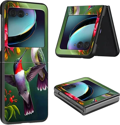 Vista 16 de Funda para Moto Razr Plus 2023 para Motorola Razr Plus Funda delgada y ligera de policarbonato duro a prueba de golpes Funda protectora para Audio