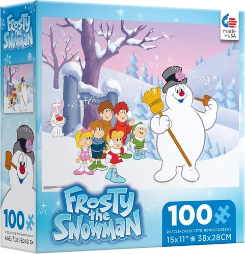 Vista 3 de Ceaco - Frosty The Snowman - Rompecabezas de 100 piezas para niños a partir