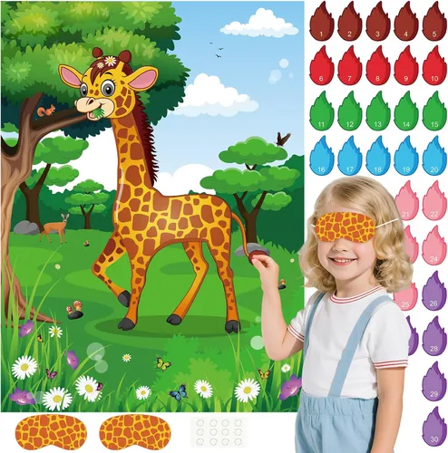 Vista 11 de PLULON Juego de Poner la Cola a la Mariposa para Niños, Póster de Juego de Cumpleaños de Mariposa para Niños y Niñas, Regalos de Fiesta