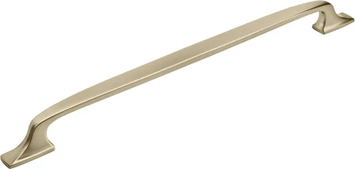Vista 11 de Amerock Tirador de manija de gran tamaño para gabinete/electrodoméstico Bronce champán Tirador de cajón de centro a centro de 12 pulgadas
