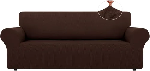 Vista 27 de LURKA Fundas elásticas para silla y sofá de 1 pieza, Fundas para sofá con protector elástico en la parte inferior para niños y perros