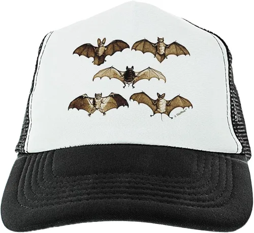 Vista 3 de Vintage Retro Anatomical Bats Trucker Hat