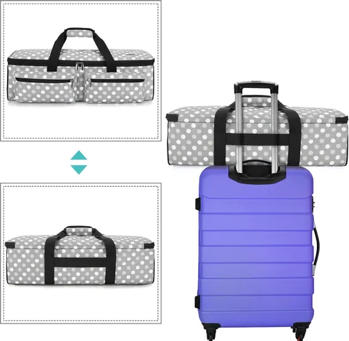 Vista 5 de LUXJA Bolsa de transporte compatible con Cricut Explore Air y Maker, puntos