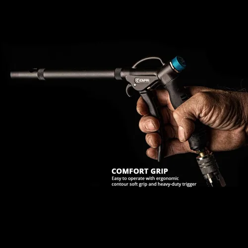 Vista 7 de Capri Tools - CP21350 Windstorm EX pistola de aire de alto rendimiento con flujo de aire ajustable y boquilla extensible