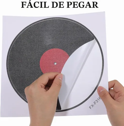 Vista 4 de Piriuuo 8 discos de decoración de pared, discos de vinilo decorativos, decoración de discos de vinilo de 9 pulgadas, decoración de pared