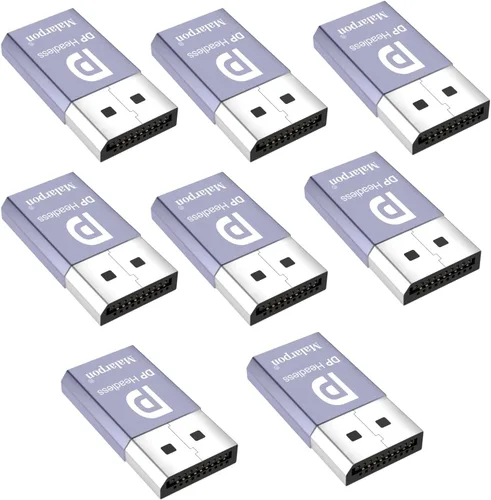 Vista 16 de Enchufe simulado HDMI compatible con pantalla sin cabeza emulador DDC EDID Headless Ghos con Windows Mac OSX Linux Ideal para aceleración