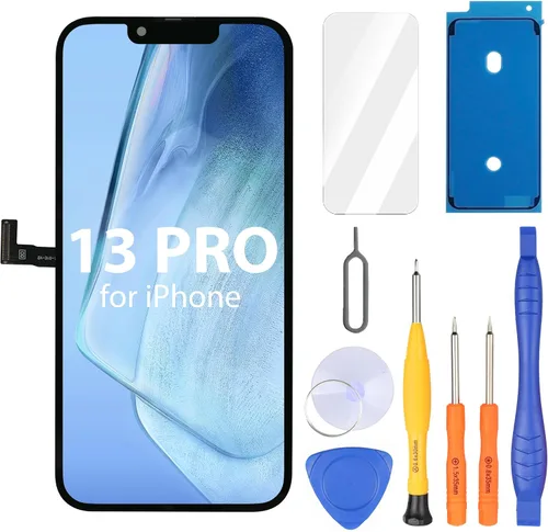 Vista 10 de Ayake Reemplazo de pantalla para iPhone 13 Mini, pantalla LCD FHD de 5.4 pulgadas y pantalla digitalizadora táctil, True Tone programable, Face ID