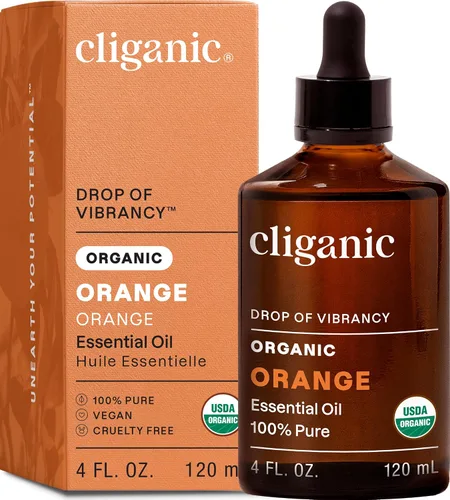 Vista 41 de Cliganic Aceite esencial de albahaca orgánica, 100% puro y natural para aromaterapia Con verificación sin OMG