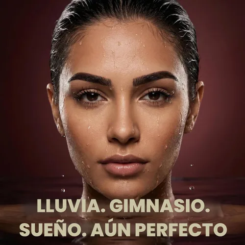 Vista 5 de Kit de tinte temporal profesional de henna con cepillo extra, marrón cobre