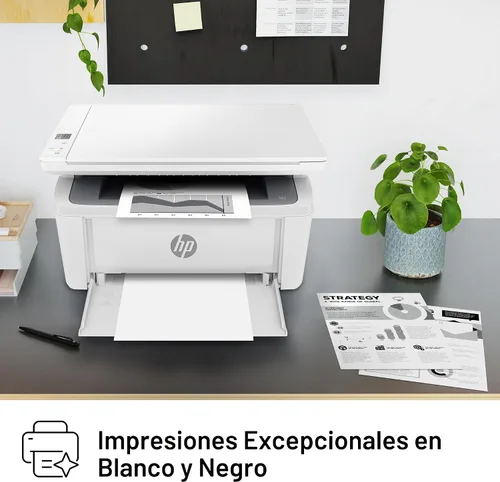 Vista 14 de HP Laserjet MFP M140w Impresora inalámbrica en blanco y negro, impresión, escaneo, copia, velocidades rápidas, fácil configuración, impresión móvil