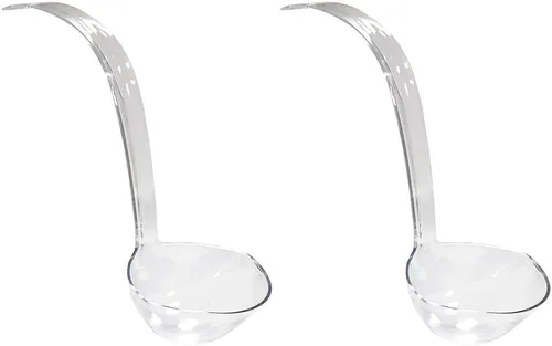 Vista 4 de Party Essentials Ponchera de Plástico Duro de 5 Onzas/Cucharón para Servir, 1 Unidad, Transparente