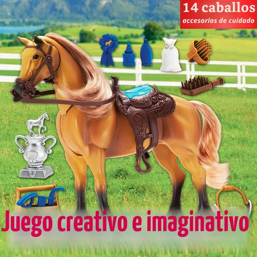 Vista 2 de SUNNY DAYS – Entertainment), diseño con lazo, color azul Champions Deluxe caballo, Quarter