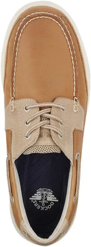 Vista 2 de Dockers Zapato náutico clásico de cuero para hombre con defensor de manchas