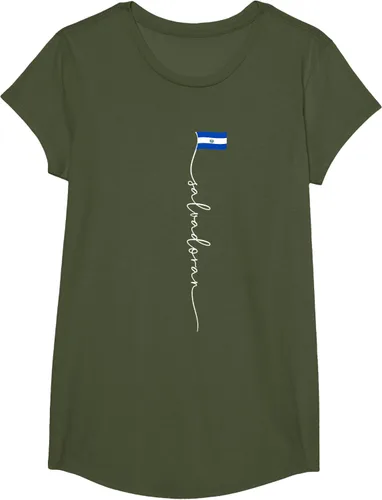 Vista 70 de Camiseta con la bandera salvadoreña de El Salvador