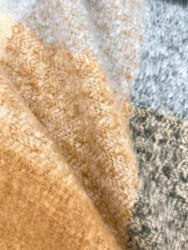 Vista 4 de Moss Rose Chal de viaje para mujer, capa tipo poncho de frente abierto para otoño e invierno