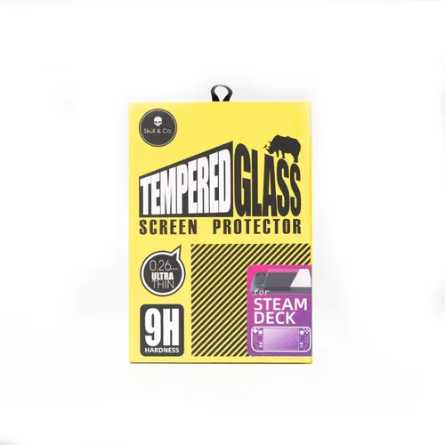 Vista 10 de Skull & Co. Protector de pantalla de vidrio templado de alta transparencia y alta sensibilidad para SteamDeck (paquete de 2)