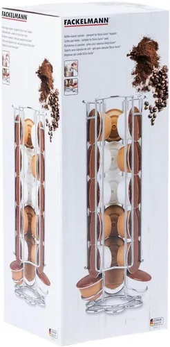 Vista 4 de Fackelmann 20990 Dispensador de Metal para Krups Dolce Gusto Cápsulas 18 Cápsulas 3 Columnas
