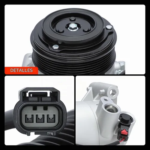 Vista 9 de A-Premium Compresor de aire acondicionado de CA con embrague compatible con Honda CR-V 2017-2022, Civic 2016-2021, solo compatible con motor de 1.5 L