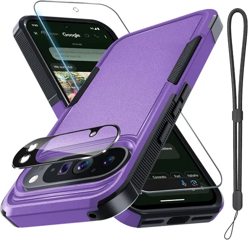 Vista 37 de Funda para Google Pixel 7A, Funda Protectora de Teléfono de Cuerpo Completo Resistente de Trabajo Pesado Robusta a Prueba de Golpes con Correa