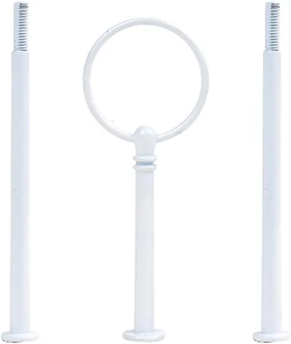 Vista 10 de Snadulor - Soporte redondo para tartas de 3 niveles y 13 pulgadas