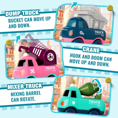 Vista 2 de MORECOLL Juego de Tren Eléctrico para Niños Pequeños y Niños con Música, Luces y Vías - Primer Tren Choo Choo, Conexión Magnética, Regalos