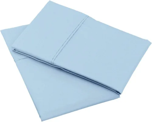 Vista 17 de ARlinen Funda de almohada tamaño Queen estándar, fundas de almohada de algodón sólido burdeos de 20 x 30 pulgadas