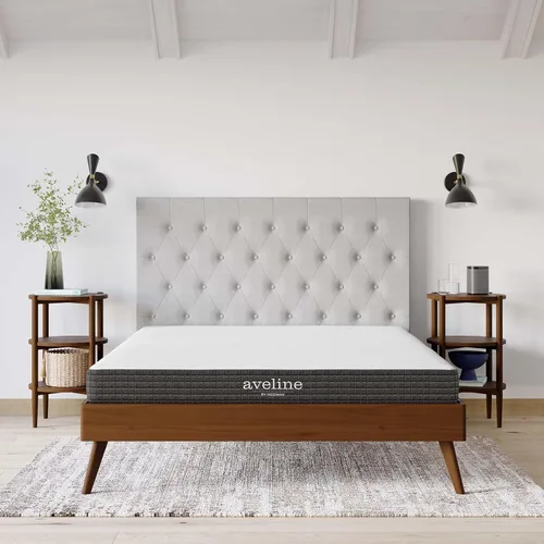 Vista 9 de Modway Aveline - Colchón de 6 pulgadas de espuma viscoelástica con infusión de gel con certificación CertiPUR-US, colchón estrecho de tamaño Twin