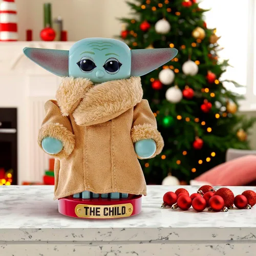 Vista 2 de Kurt S. Adler Star Wars Yoda The Child Cascanueces de 8 pulgadas
