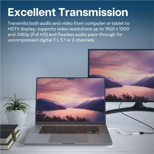 Vista 4 de MMOBIEL Adaptador Mini DisplayPort a HDMI, compatible con MacBook, Surface Pro, ThinkPad, XPS, Alienware, Aspire, Zenbook, Envy, Chromebook