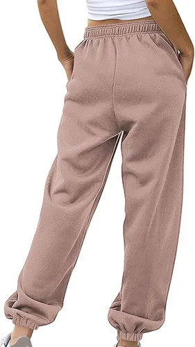 Vista 5 de Women's Track Pant Mid-Weight Baggy Twill Pants Track Pants Premium Stretch Travel Hiking Sweatpants Trousers Pant