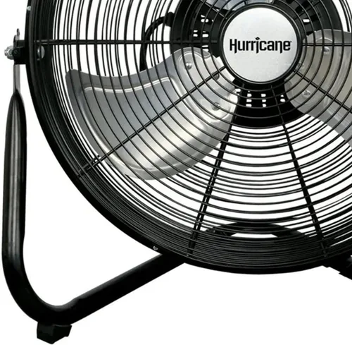 Vista 7 de Hurricane Pro - Ventilador de metal de alta velocidad, Negro, 16