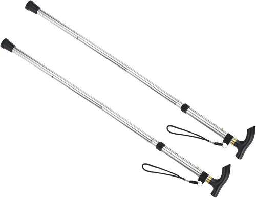 Vista 7 de M METERXITY Trekking Poles - Collapsible Hiking Walking Sticks, Telescopic & Folding, Apply to Women Walking Backpacking