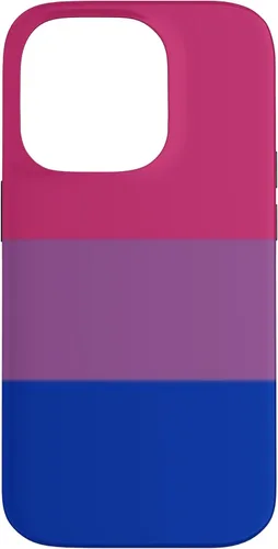 Vista 17 de Funda de colores de la bandera del orgullo bisexual para iPhone 16