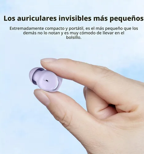 Vista 4 de Auriculares invisibles para dormir, pequeños auriculares para dormir