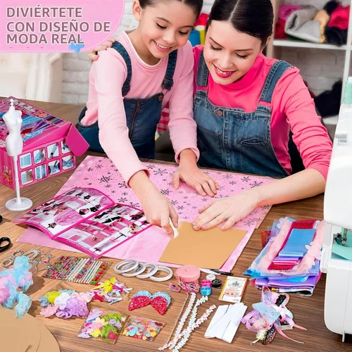 Vista 5 de Más de 1200 kits de diseño de moda para niñas con 8 maniquíes y tutorial