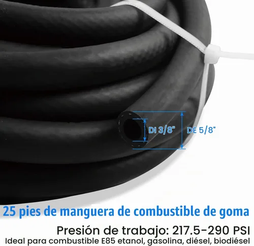 Vista 6 de Kit de adaptador de conexión de línea de inyección de combustible Htostar Racing EFI FI con filtro/regulador 58 PSI compatible con C5 Corvette