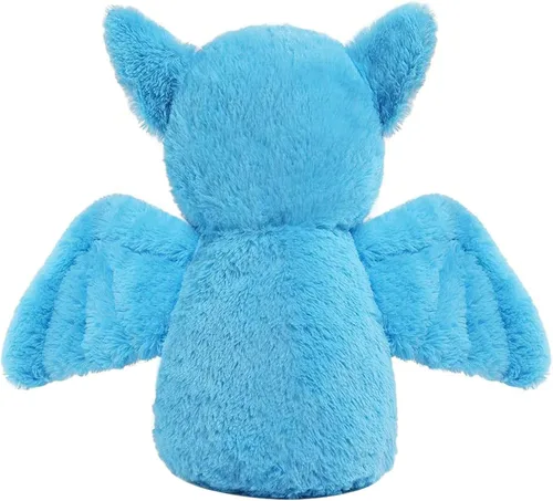 Vista 5 de AngelGift Peluche de murciélago de peluche de 11 pulgadas para Halloween, muñeco de peluche para dormir, juguetes para cumpleaños, Navidad, regalos