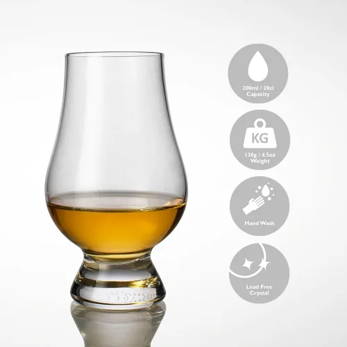 Vista 4 de GLENCAIRN Juego de 2 vasos de whisky