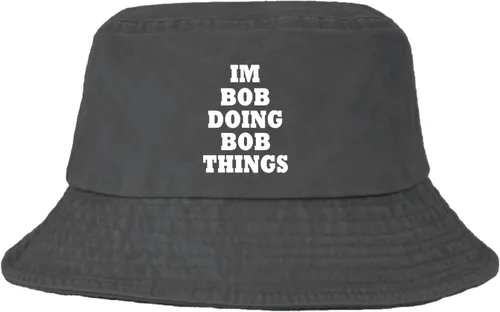 Vista 18 de Im Bob Doing Bob Things - Sombrero de camionero para hombre, sombrero de malla vintage para verano