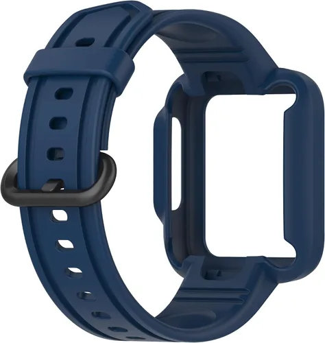 Vista 2 de TenCloud Bandas compatibles con Mi Redmi Watch 2 Lite Correa de pulsera con carcasa resistente para Mi Redmi Watch 2 Lite Band