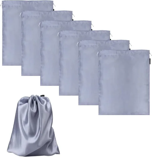 Vista 7 de Paquete de 6 bolsas de almacenamiento de juguetes para adultos, bolsas de almacenamiento con cordón de seda, organizador de juguetes, bolsas