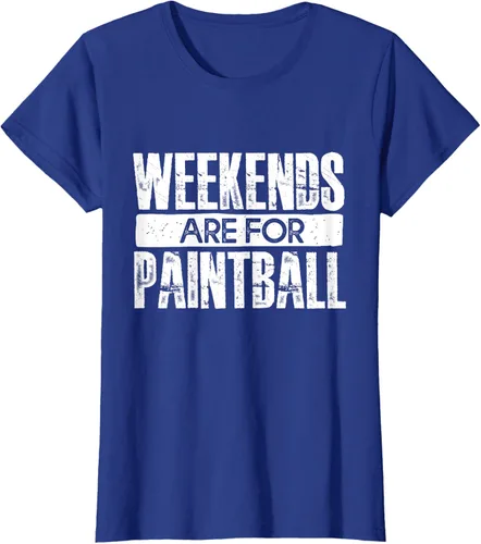 Vista 6 de Weekends Are For Paintball - Camiseta de paintballer, Negro