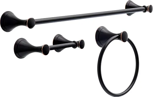 Vista 13 de Delta Faucet CLL63-PC Carlisle - Kit de accesorios de baño (3 piezas, cromado)
