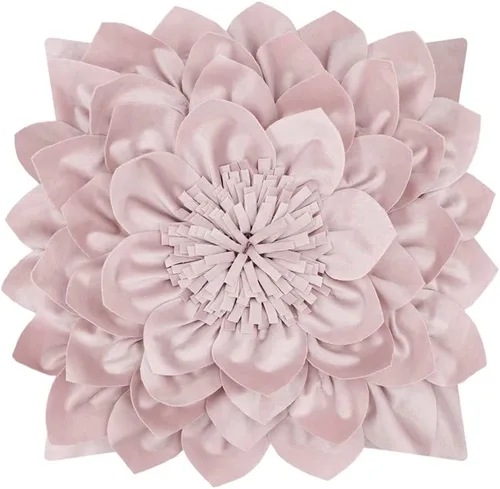 Vista 24 de OiseauVoler Fundas de almohada decorativas con flores 3D de 18 x 18 Verde manzana