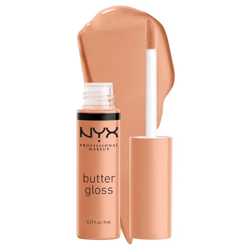 Vista 39 de NYX MAQUILLAJE PROFESIONAL Brillo de mantequilla, brillo de labios no pegajoso, - Eclair (rosa)