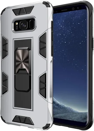 Vista 12 de Funda para Samsung Galaxy S8 Plus, funda Samsung Galaxy S8+ de grado militar, funda con función atril incorporada, armadura, resistente, a prueba