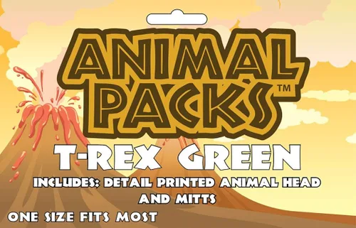 Vista 2 de Underwraps T Rex - Juego de accesorios para niños con estampado de animales