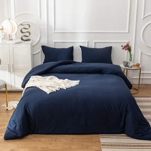 Vista 30 de CLOTHKNOW juego de edredón blanco de tamaño queen con volantes, ropa de cama de estilo granja, juegos de edredón shabby chic para todas las Volantes