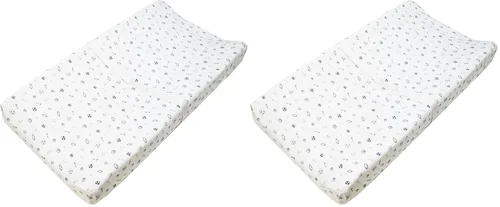 Vista 9 de TL Care Funda para cambiador de mesa de 100 % algodón impresa, compatible con moisés Mika Micky, alfabeto, para niños y niñas Alphabet